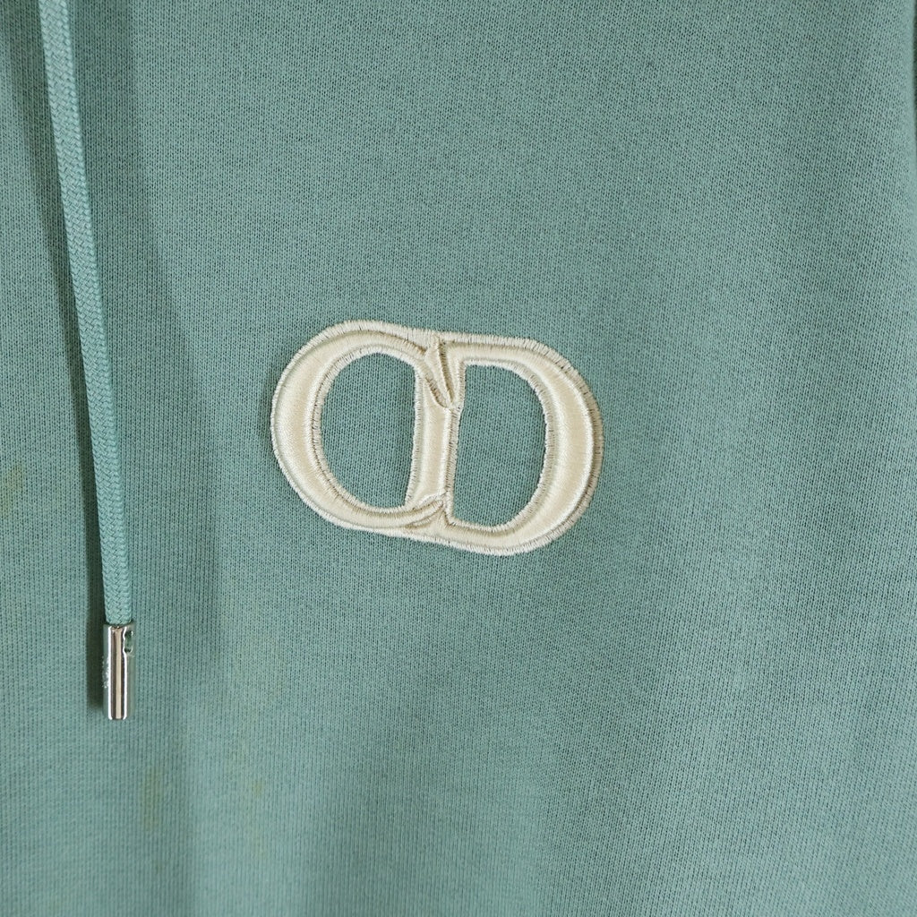 DIOR(ディオール) CDアイコン プルオーバーパーカー フーディー グリーン 113J698A0531