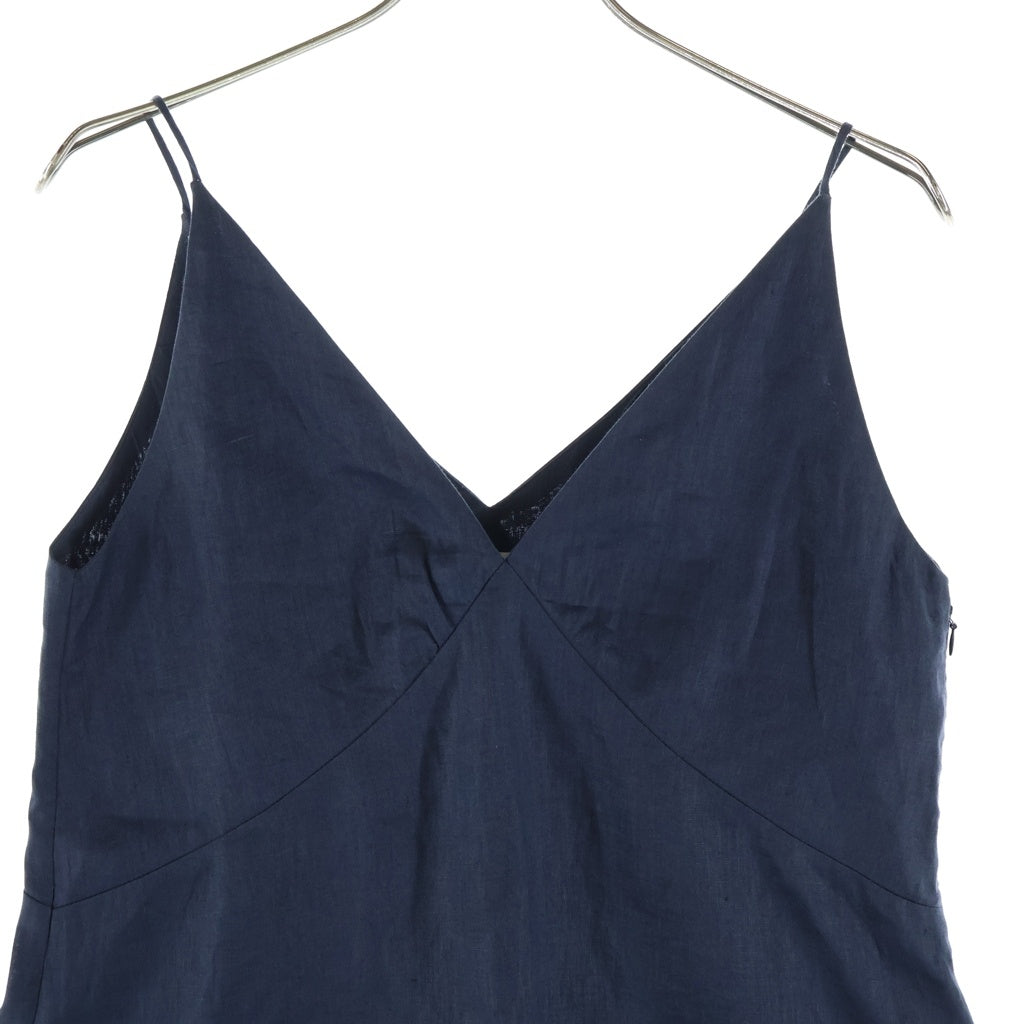 MADISONBLUE(マディソンブルー) レースアップ リネン キャミソールワンピース ネイビー VOLUME LACE OP LINEN MB261-4001 レディース