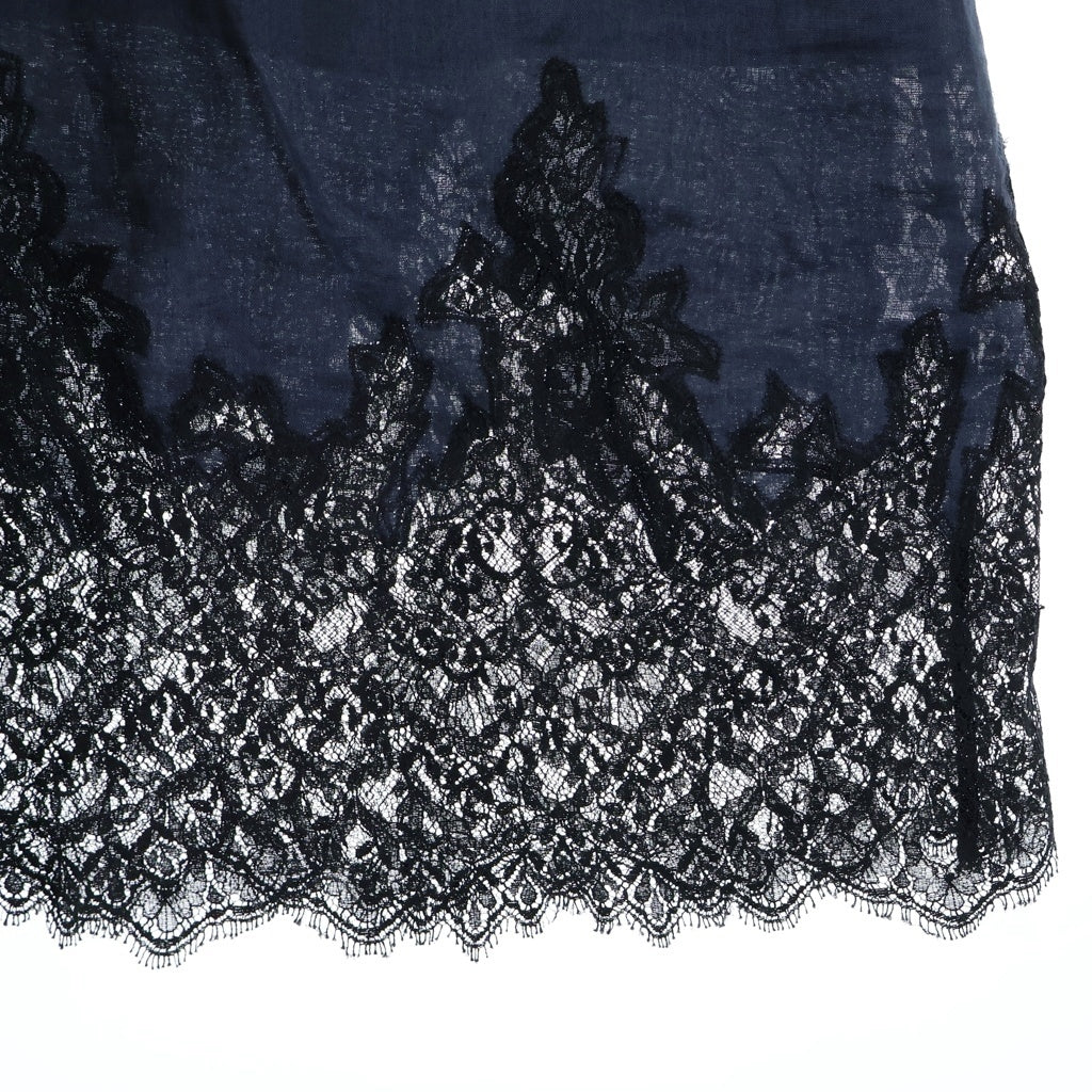 MADISONBLUE(マディソンブルー) レースアップ リネン キャミソールワンピース ネイビー VOLUME LACE OP LINEN MB261-4001 レディース