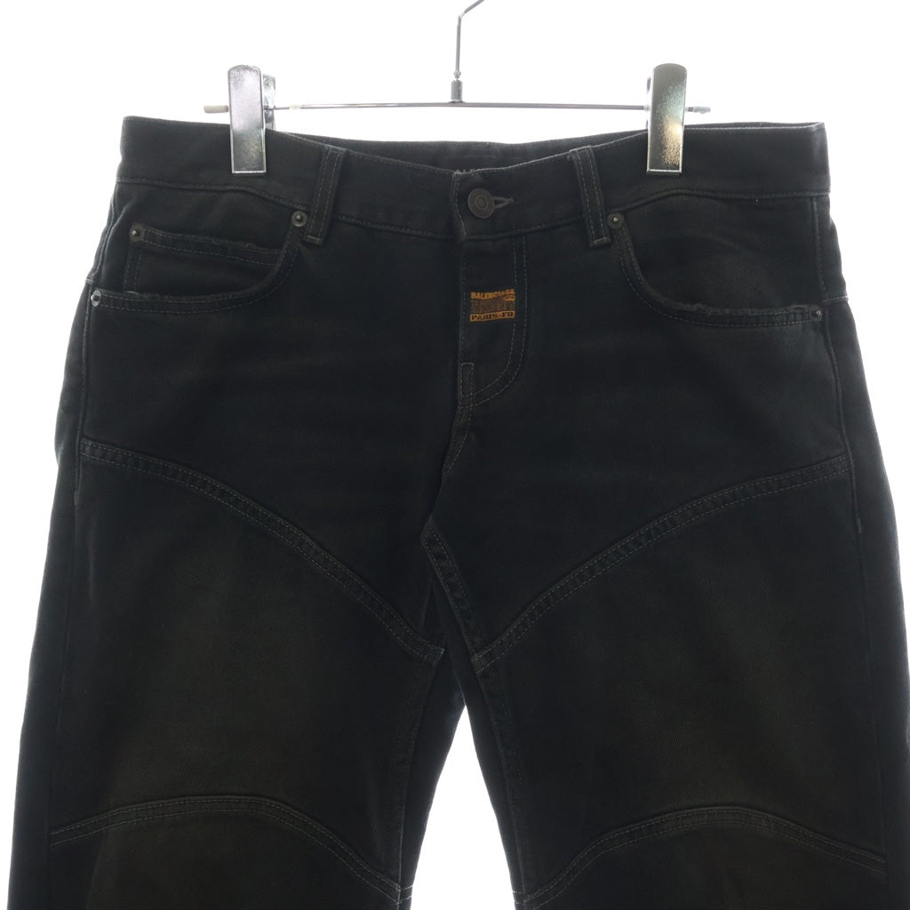 BALENCIAGA(バレンシアガ) 25SS Lowrise Denim Pants ローライズ デニムパンツ ブラック 833433