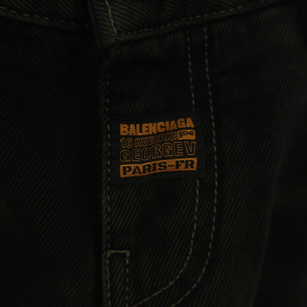BALENCIAGA(バレンシアガ) 25SS Lowrise Denim Pants ローライズ デニムパンツ ブラック 833433