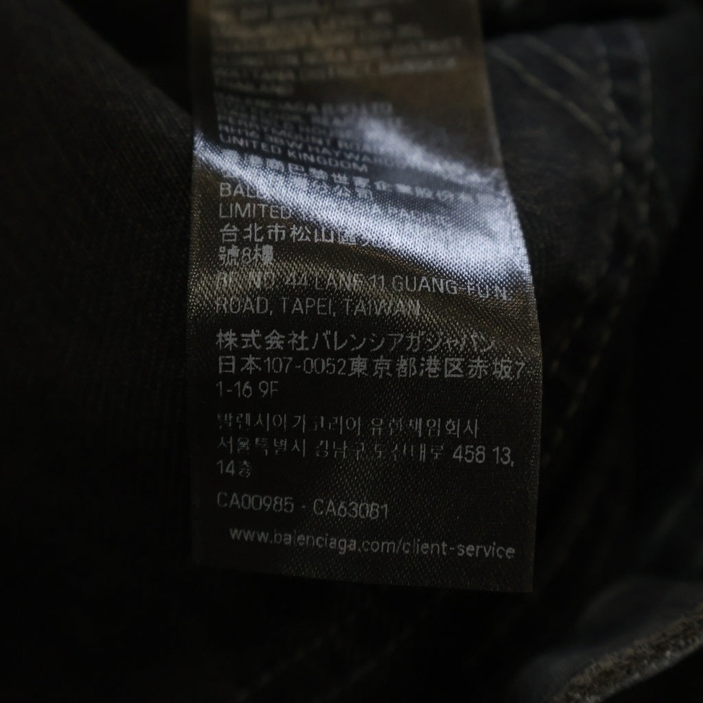 BALENCIAGA(バレンシアガ) 25SS Lowrise Denim Pants ローライズ デニムパンツ ブラック 833433