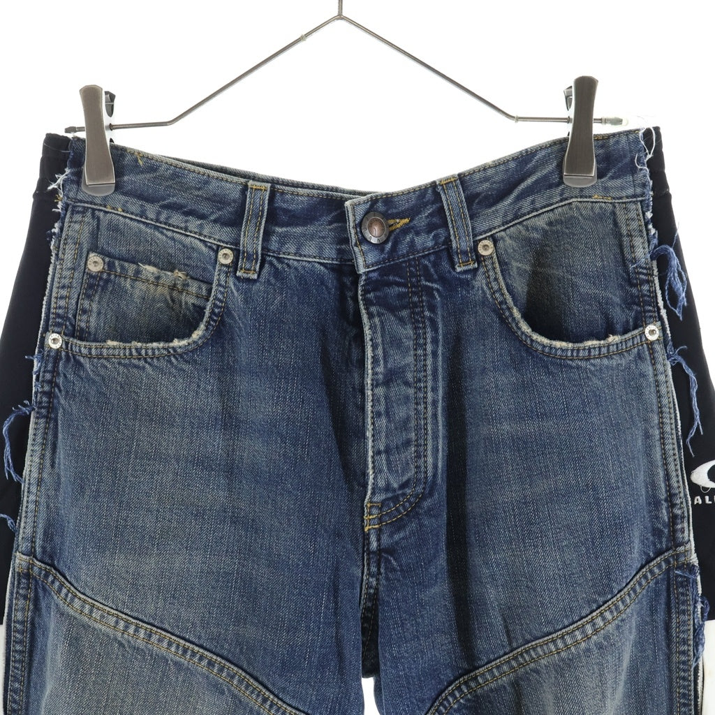 BALENCIAGA(バレンシアガ) Cut Up Tracksuit Pants カットアップ トラックスーツ パンツ インディゴ 831176TSW71