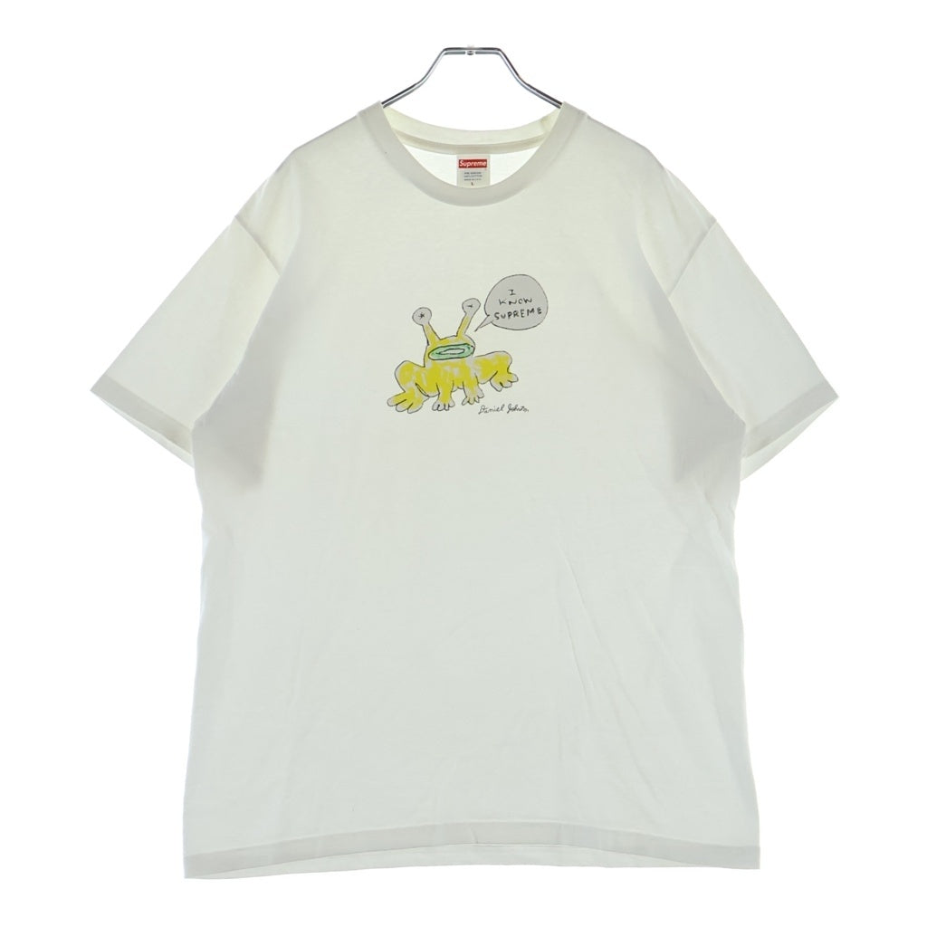 SUPREME(シュプリーム) 20SS ×Daniel Johnston Frog Tee ダニエル ジョンストン フロッグ クルーネック カットソー 半袖Tシャツ ホワイト