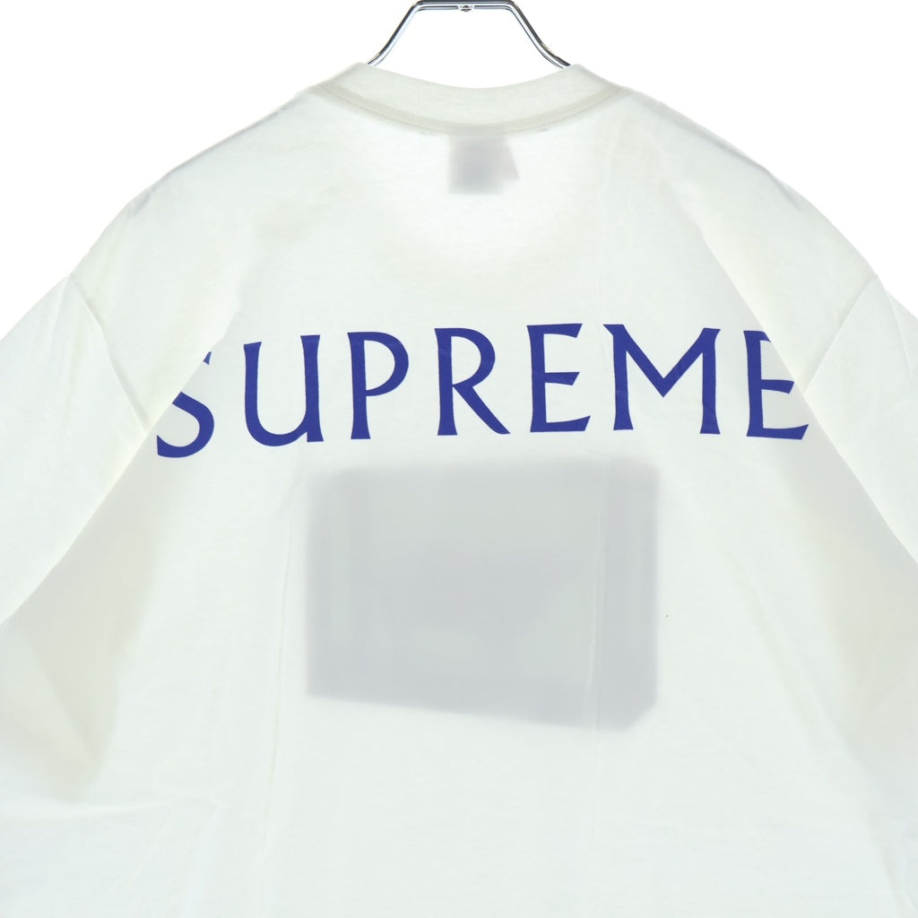 SUPREME(シュプリーム) 25SS ×Damien Hirst Tee ダミエン ハースト ロゴデザイン クルーネック カットソー 半袖Tシャツ ホワイト