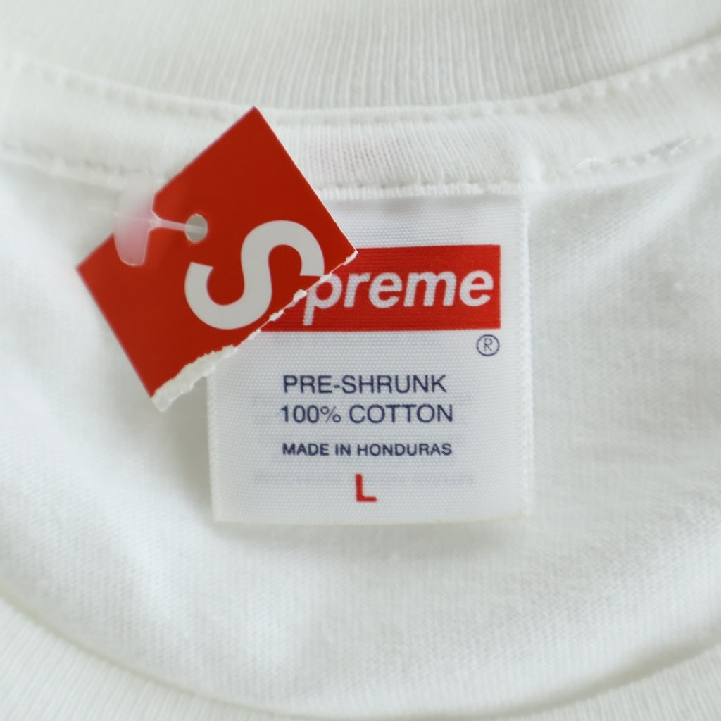 SUPREME(シュプリーム) 25SS ×Damien Hirst Tee ダミエン ハースト ロゴデザイン クルーネック カットソー 半袖Tシャツ ホワイト