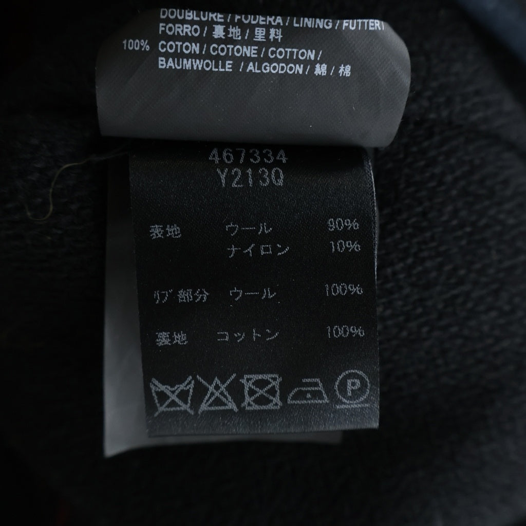 SAINT LAURENT PARIS(サンローランパリ) ウール ジップアップ テディジャケット ブラック 467334 Y213Q