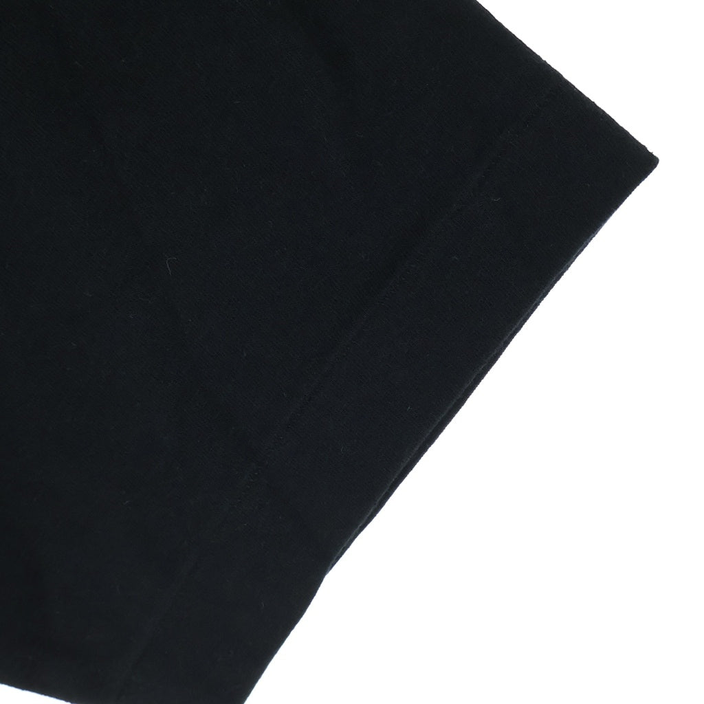 PLAY COMME des GARCONS(プレイコムデギャルソン) BIACK EMBLEM ON THE BACK ハートロゴ刺繍 クルーネック カットソー 半袖Tシャツ ブラック AX-T341