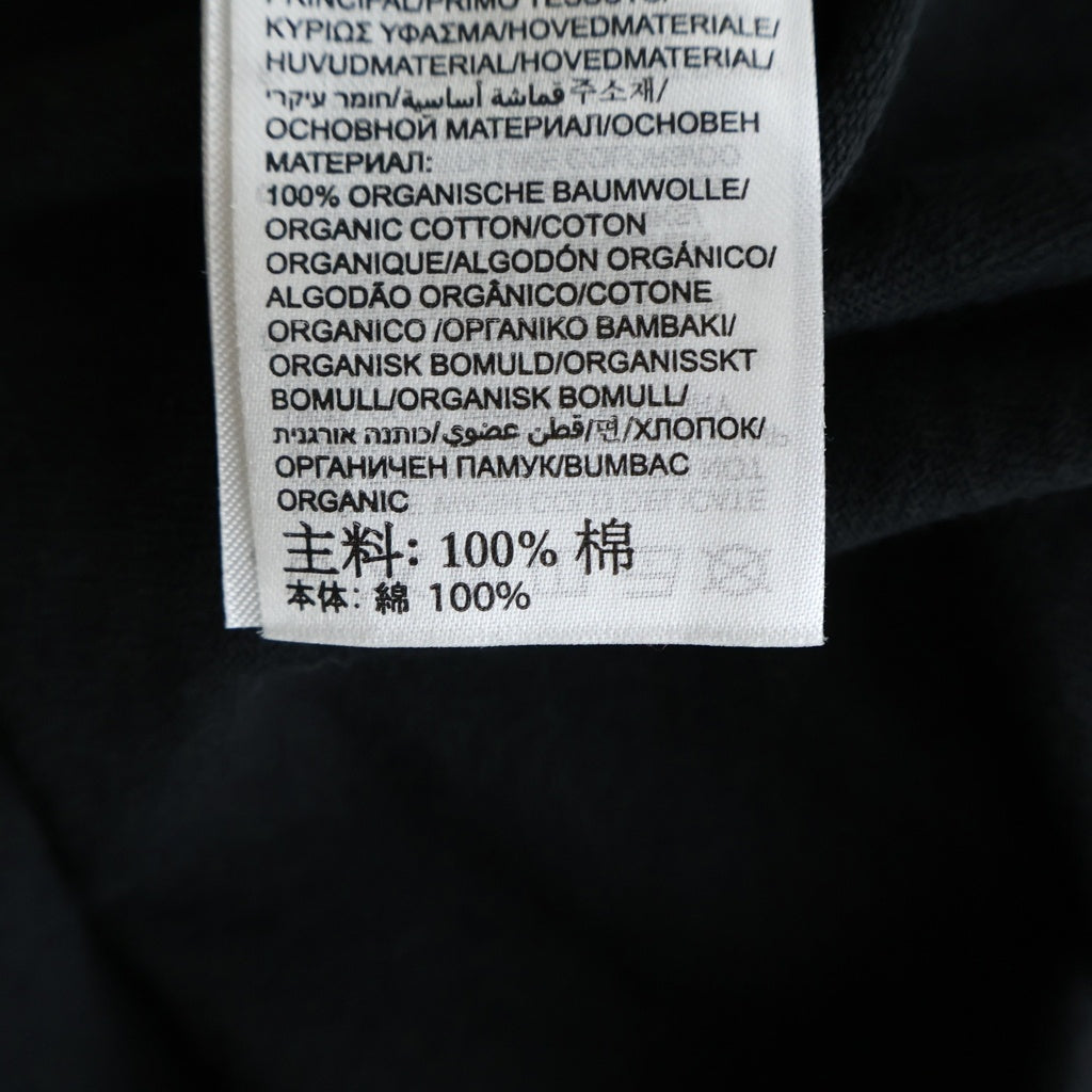 adidas(アディダス) ×WALES BONNER ウェールズ ボナー ロゴデザイン クルーネック カットソー 半袖Tシャツ ブラック ABW001