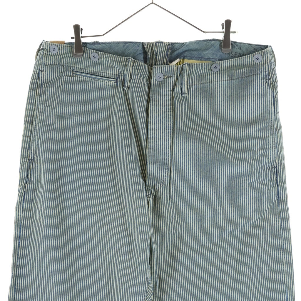 RRL(ダブルアールエル) ストライプ柄 フィールド チノパンツ ブルー 1519-01-29-A-3