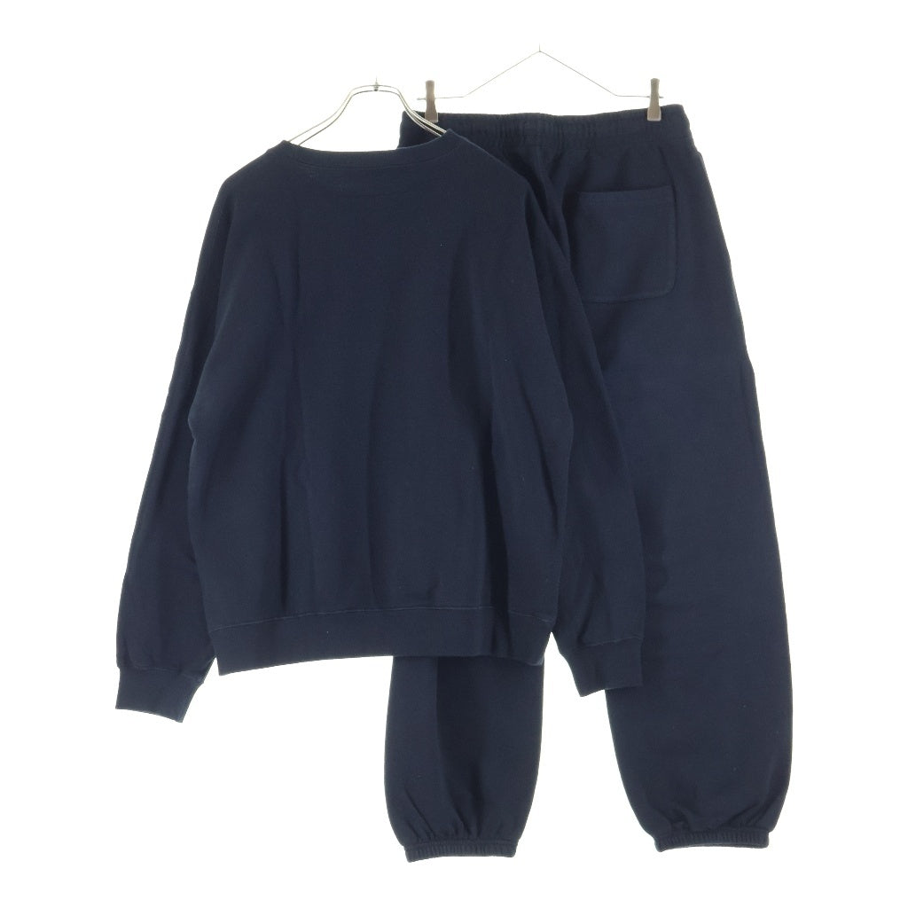 NEIGHBORHOOD(ネイバーフッド) HOME SET UP クルーネック スウェット トレーナー ロゴデザイン ドローストリング スウェットパンツ ブラック 232QTNH-CSM01