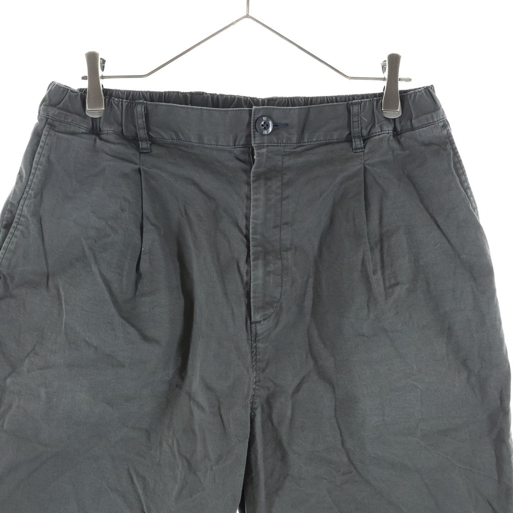 NEIGHBORHOOD(ネイバーフッド) 22SS TUCK ジップアップ タック ショートパンツ カーキ 221AQNH-PTM07