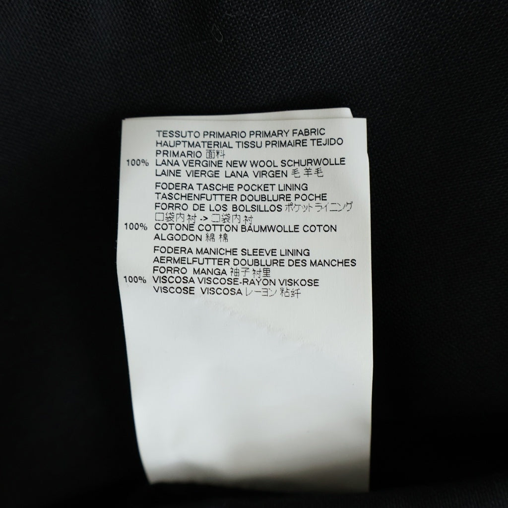Maison Margiela(メゾンマルジェラ) 18SS NO COLLAR JACKET ノーカラー テーラードジャケット ブラック S50BN0336