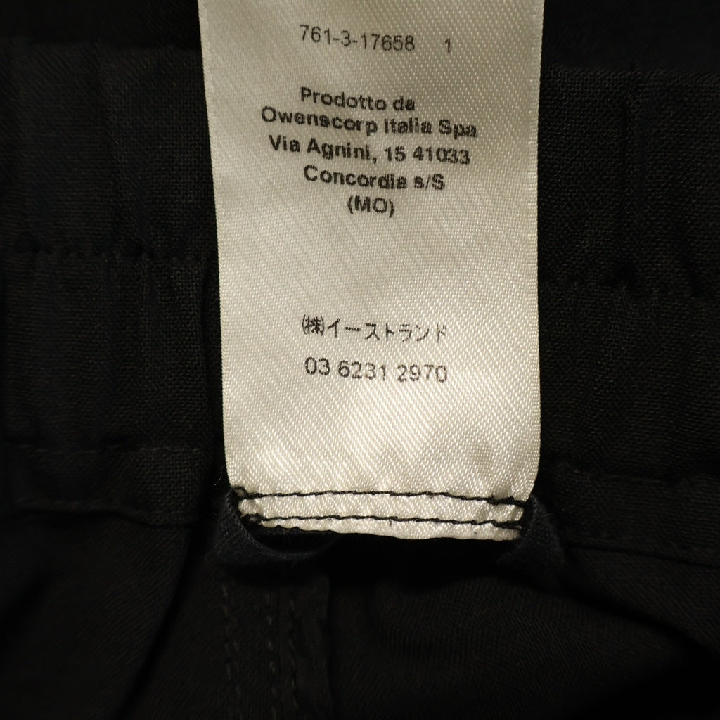 Rick Owens(リックオウエンス) 21AW Cargo Cropped Pants カーゴクロップドパンツ ブラック RU02A5385-ZL