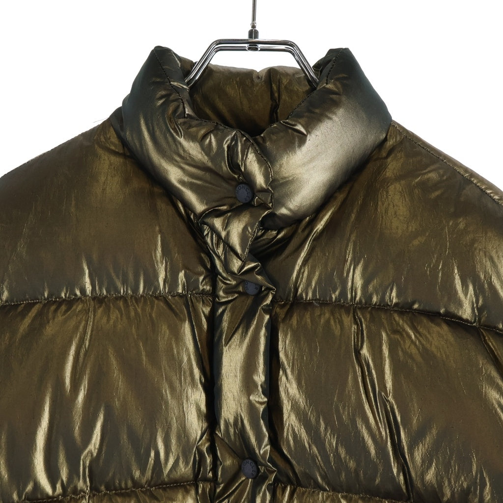 MONCLER(モンクレール) BERGERACフード ナイロン ダウンジャケット ゴールド 45394/50/68950