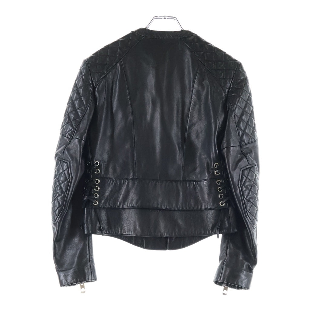 BALENCIAGA(バレンシアガ) MOTO JACKET Leather Biker Jacket レザーライダースジャケット ブラック 264215 TV662