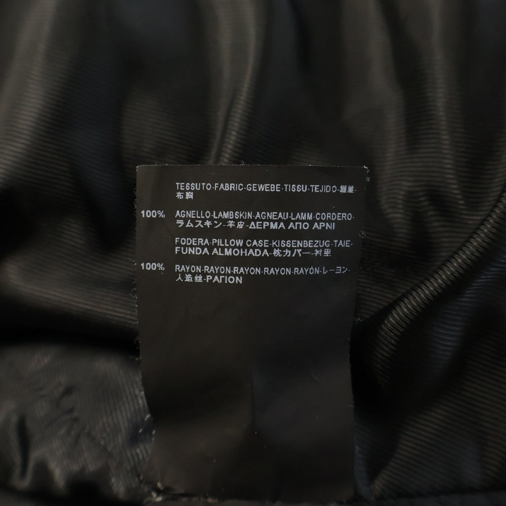 BALENCIAGA(バレンシアガ) MOTO JACKET Leather Biker Jacket レザーライダースジャケット ブラック 264215 TV662