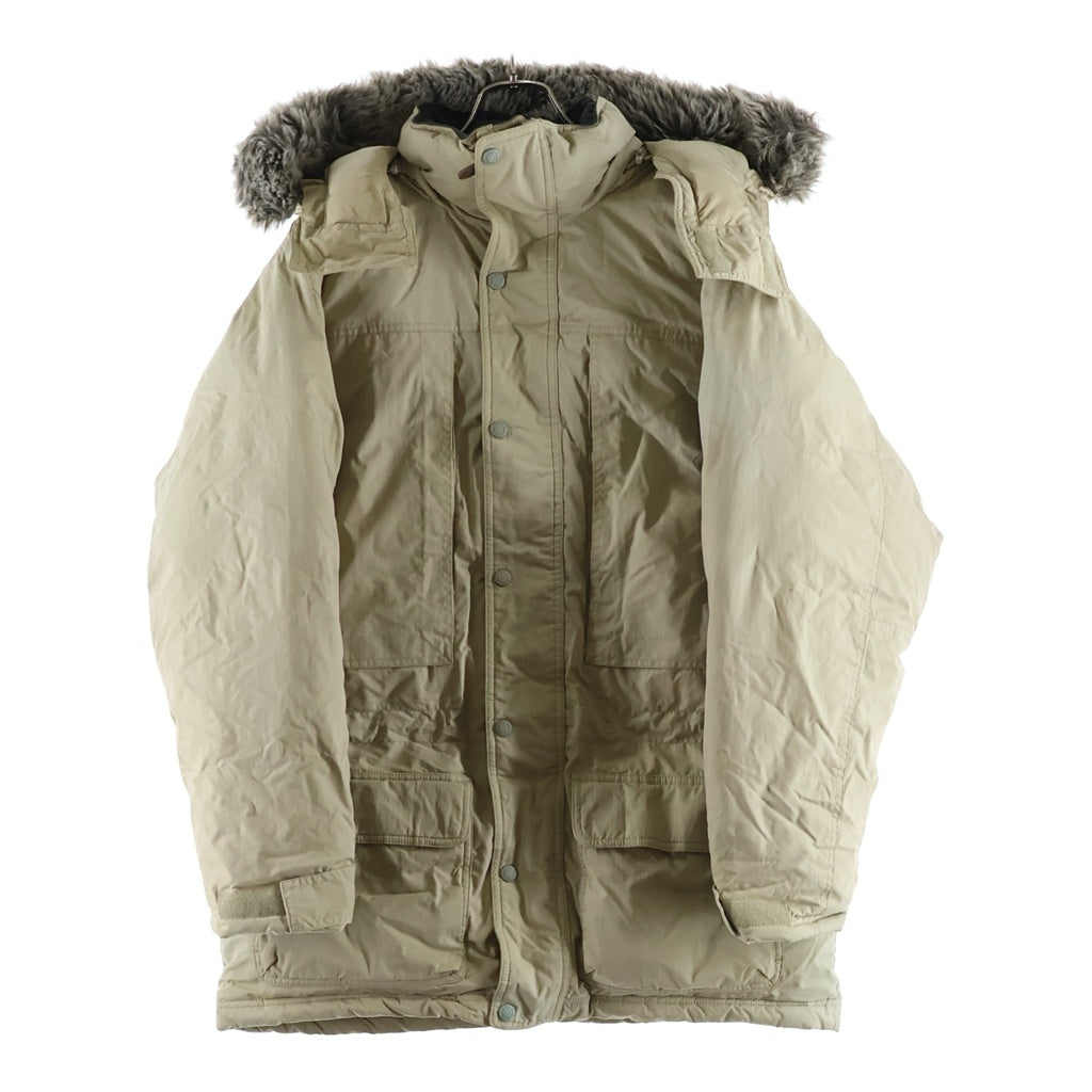 L.L.Bean(エルエルビーン) ファー付き フーデッド ダウンコートジャケット ベージュ OKV34