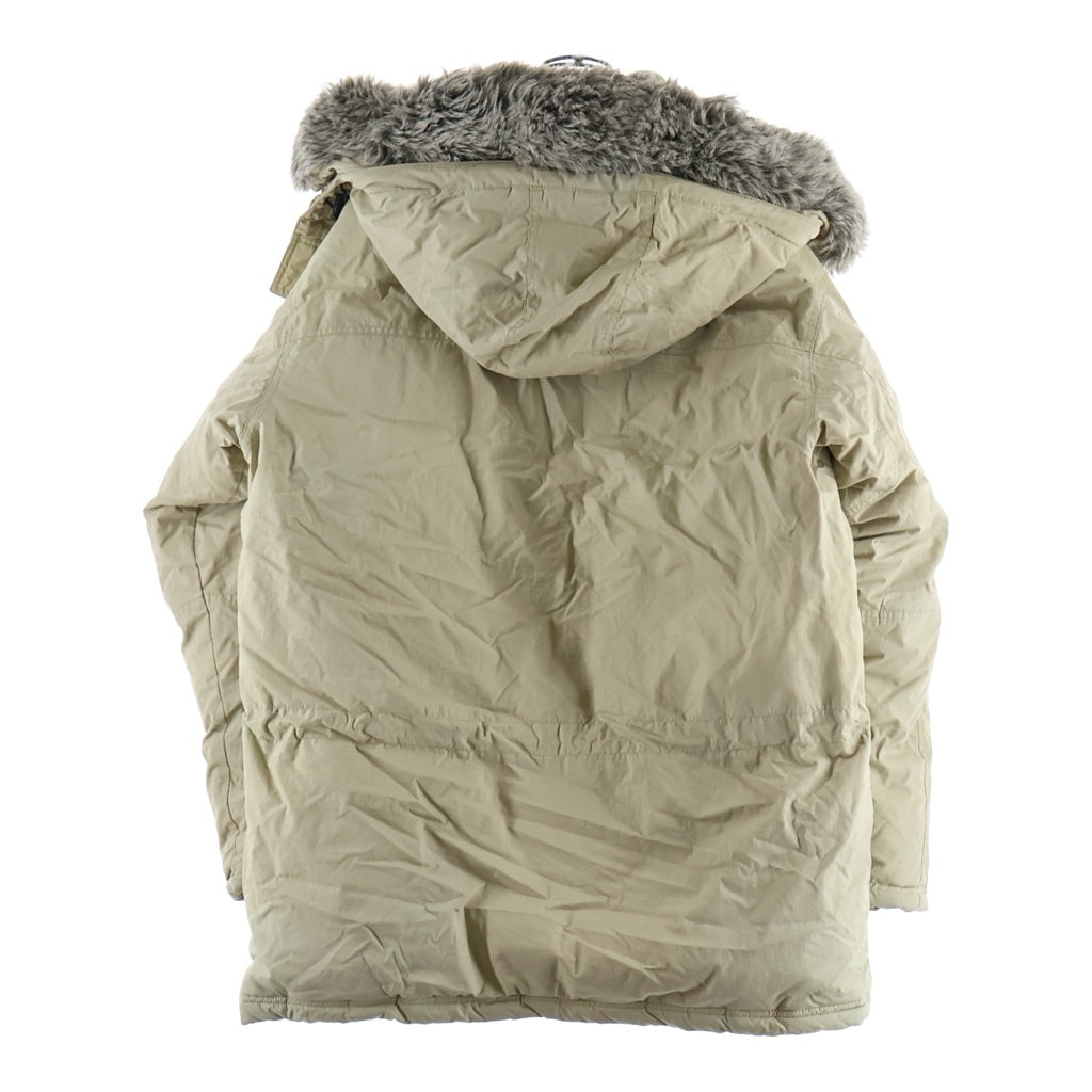 L.L.Bean(エルエルビーン) ファー付き フーデッド ダウンコートジャケット ベージュ OKV34
