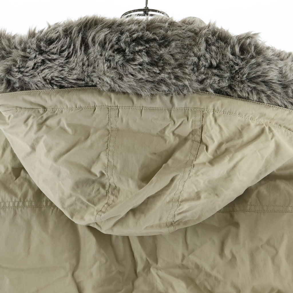 L.L.Bean(エルエルビーン) ファー付き フーデッド ダウンコートジャケット ベージュ OKV34