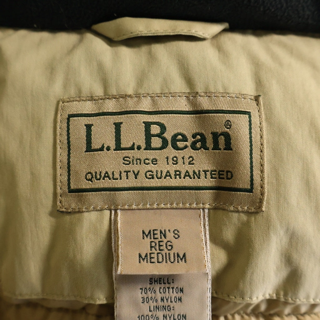 L.L.Bean(エルエルビーン) ファー付き フーデッド ダウンコートジャケット ベージュ OKV34
