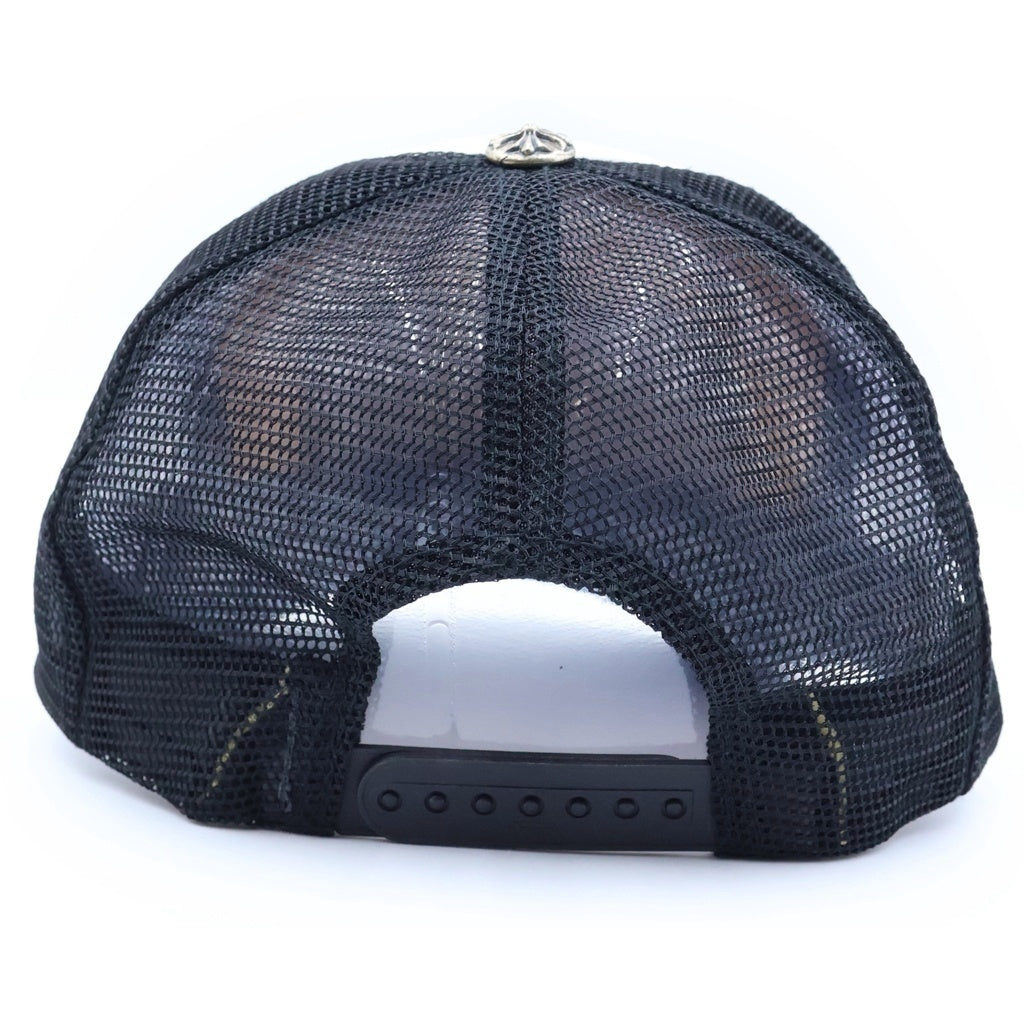 CHROME HEARTS(クロムハーツ) TRUCKER CAP トラッカーキャップ クロスボール付メッシュキャップ 帽子 ブラック/ホワイト