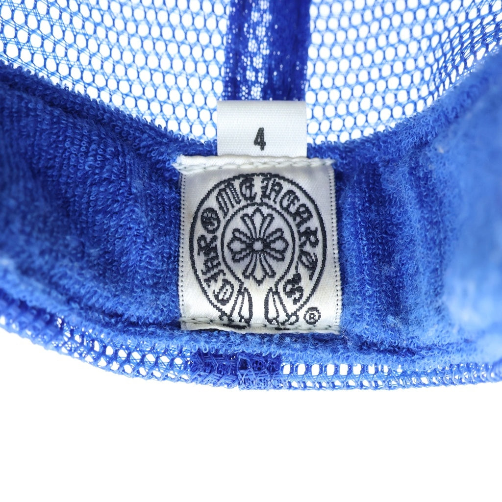 CHROME HEARTS(クロムハーツ) TRUCKER CAP トラッカーキャップ クロスボール付メッシュキャップ 帽子 ブルー/ホワイト