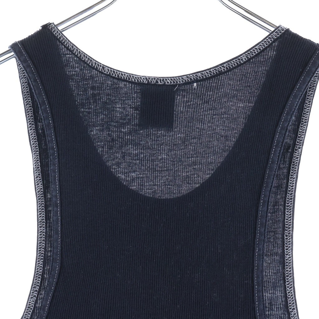 CHROME HEARTS(クロムハーツ) OLD RIB TANK TOP マリブ限定 CHプラス タンクトップ カットソー ブラック