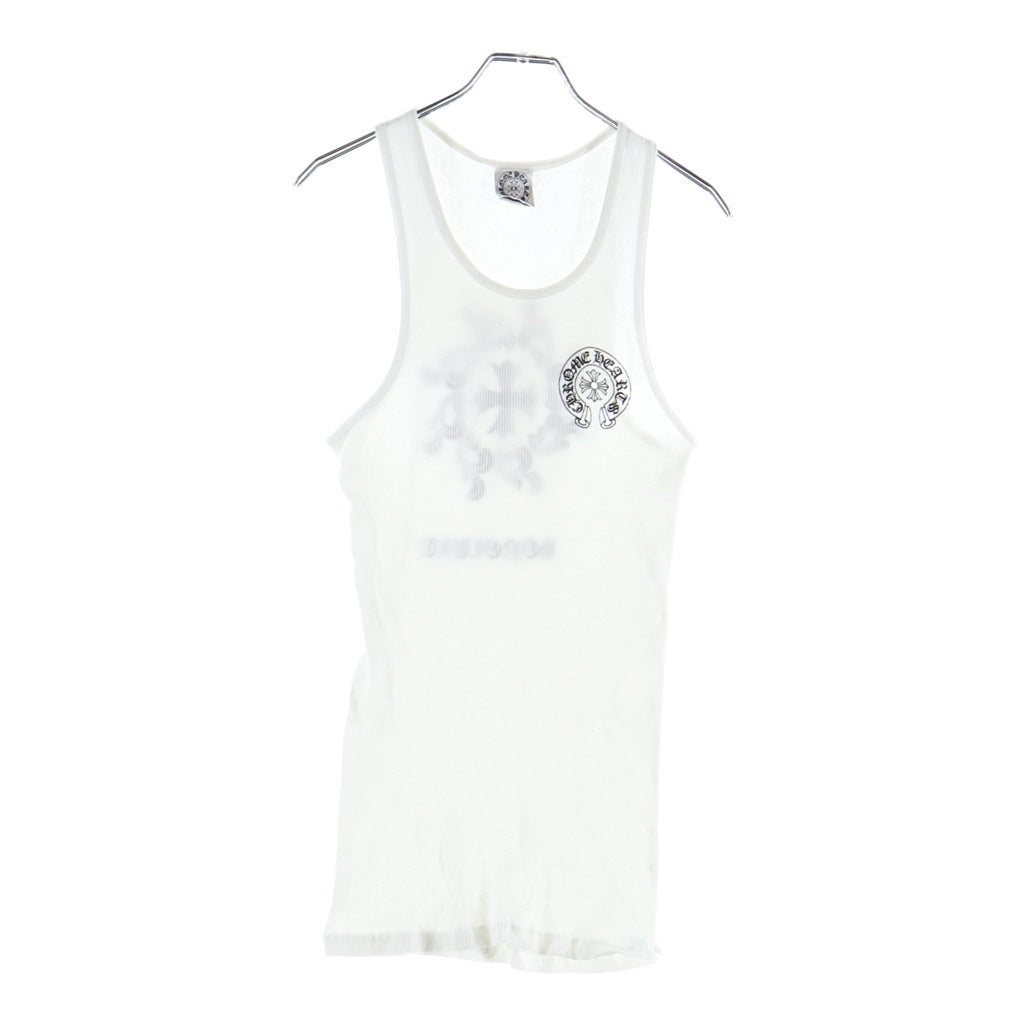 CHROME HEARTS(クロムハーツ) OLD RIB TANK ホノルル限定 バックプリント タンクトップ ホワイト