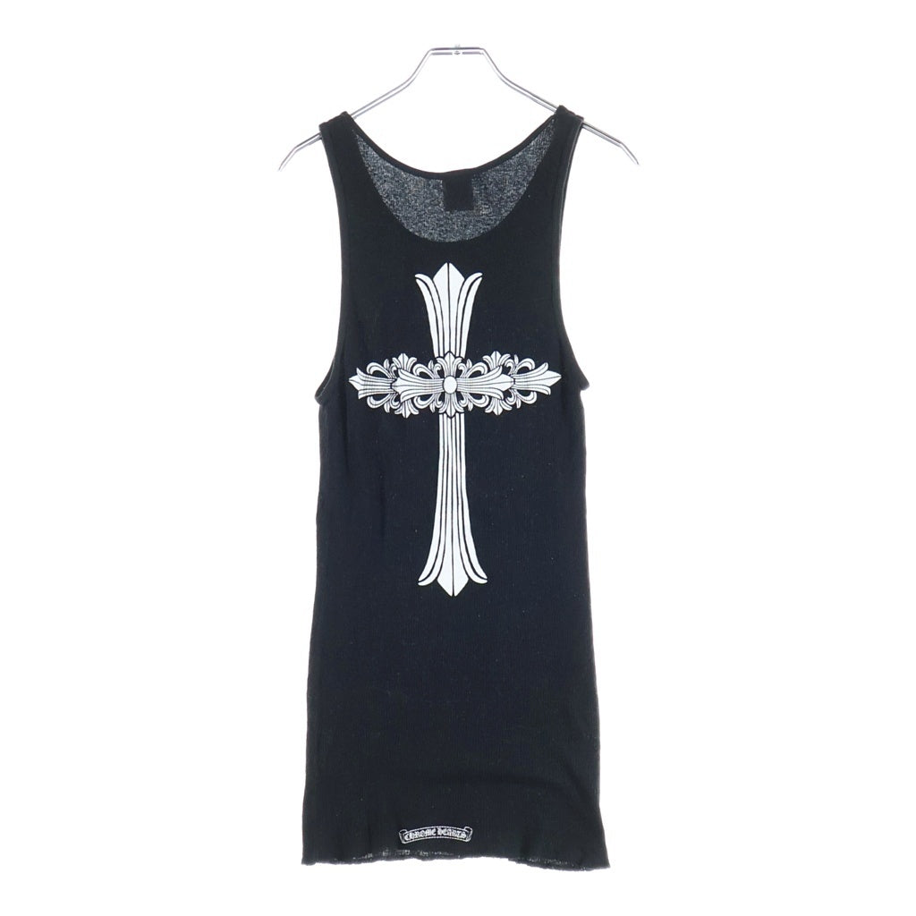 CHROME HEARTS(クロムハーツ) OLD FLORAL RIB TANK フローラル リブ タンクトップ カットソー ブラック