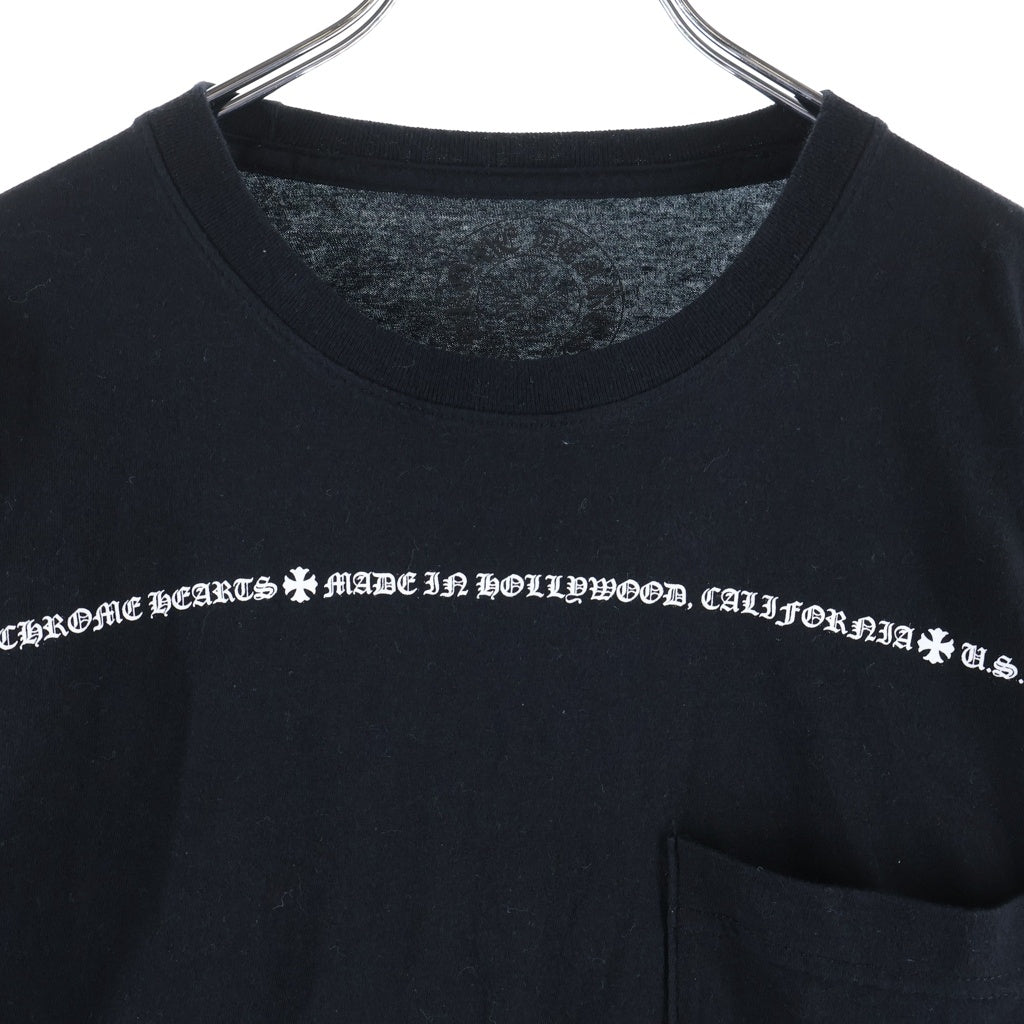 CHROME HEARTS(クロムハーツ) CH PLUS L/S TEE アームプリント 長袖Tシャツ ロンT カットソー ブラック