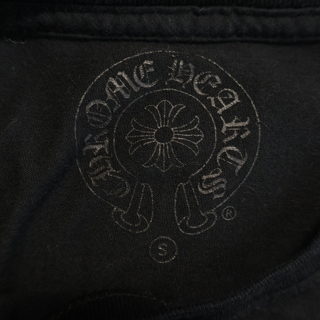 CHROME HEARTS(クロムハーツ) CH PLUS L/S TEE アームプリント 長袖Tシャツ ロンT カットソー ブラック