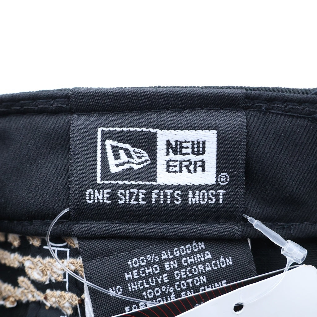 NEW ERA(ニューエラ) ×OFF WHITE ×AC MILAN 2024 オフホワイト エーシーミラン ベースボールキャップ 帽子 ブラック