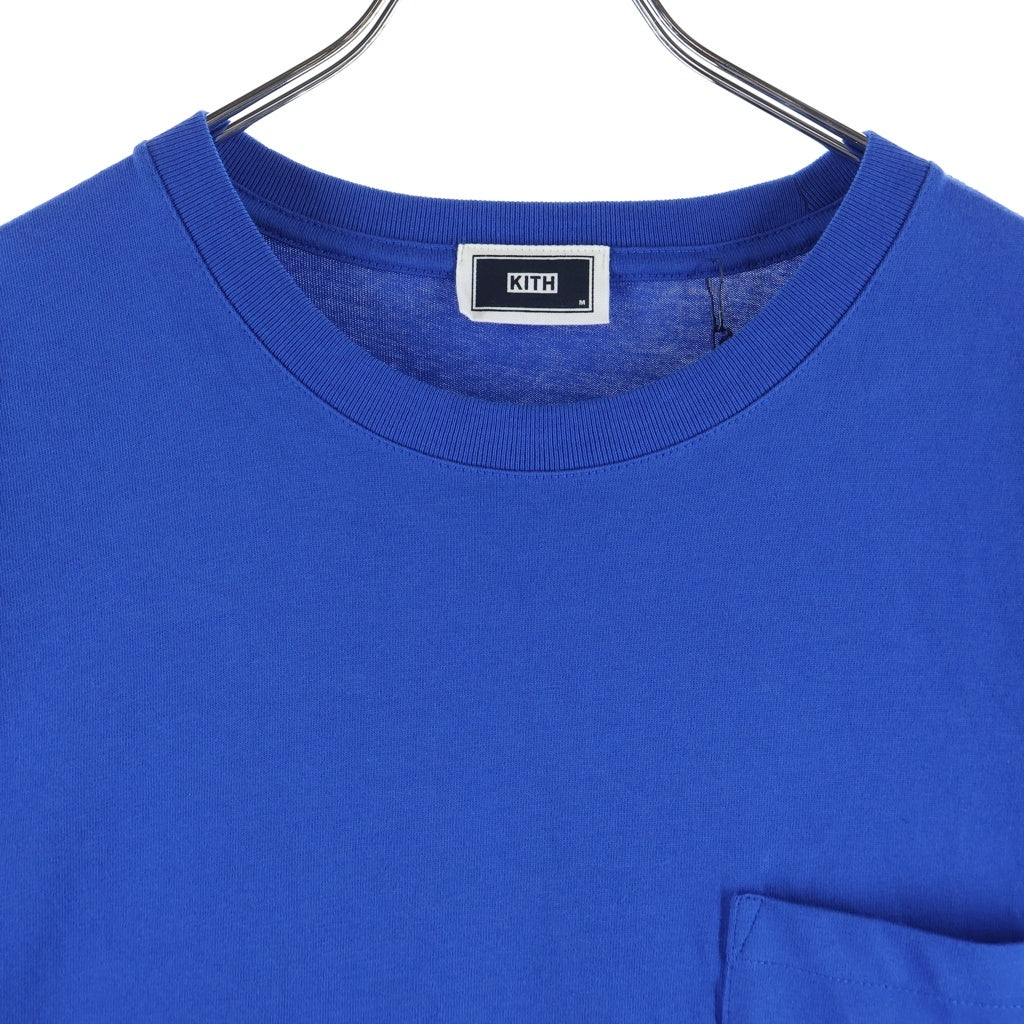 KITH(キス) HONOLULU ホノルル ロゴデザイン クルーネック カットソー 半袖Tシャツ ブルー