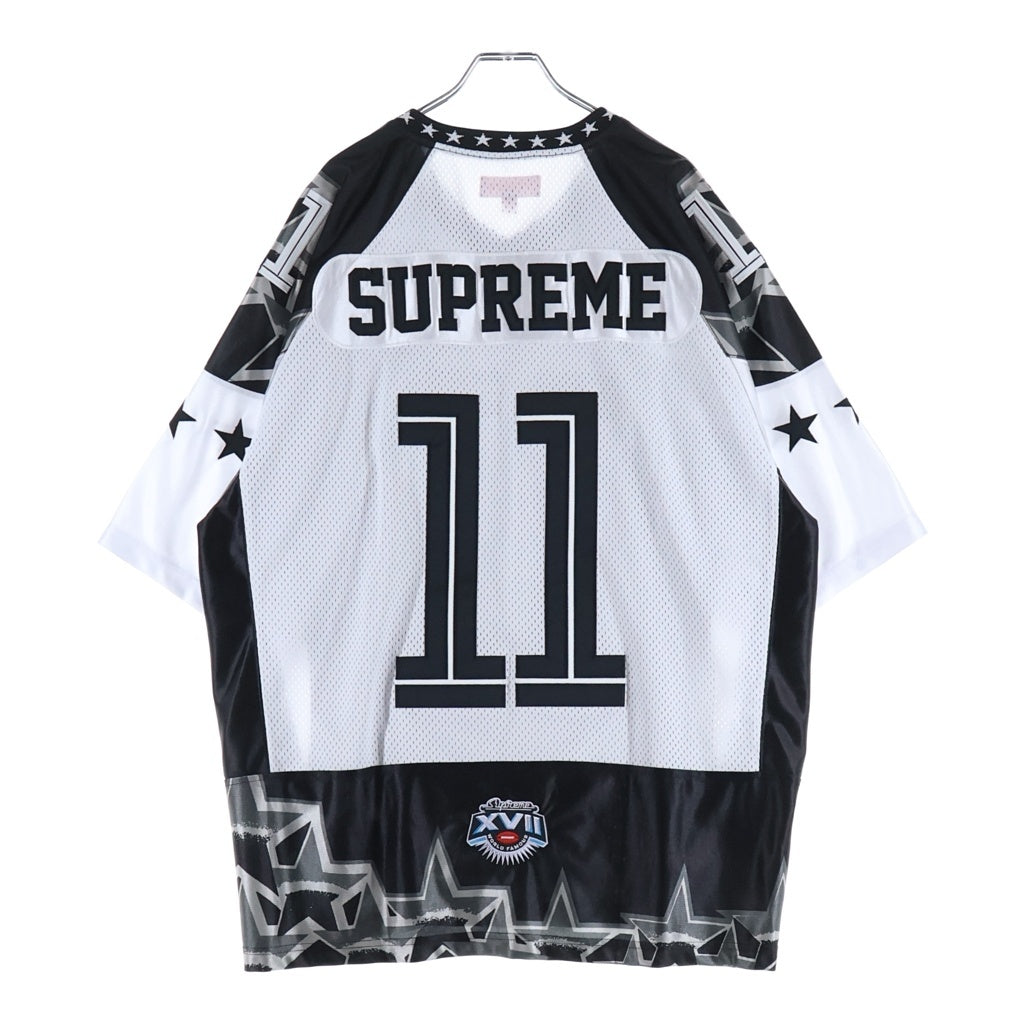 SUPREME(シュプリーム) 25SS Star Football Jersey スター フットボール ジャージ 半袖Tシャツ ブラック