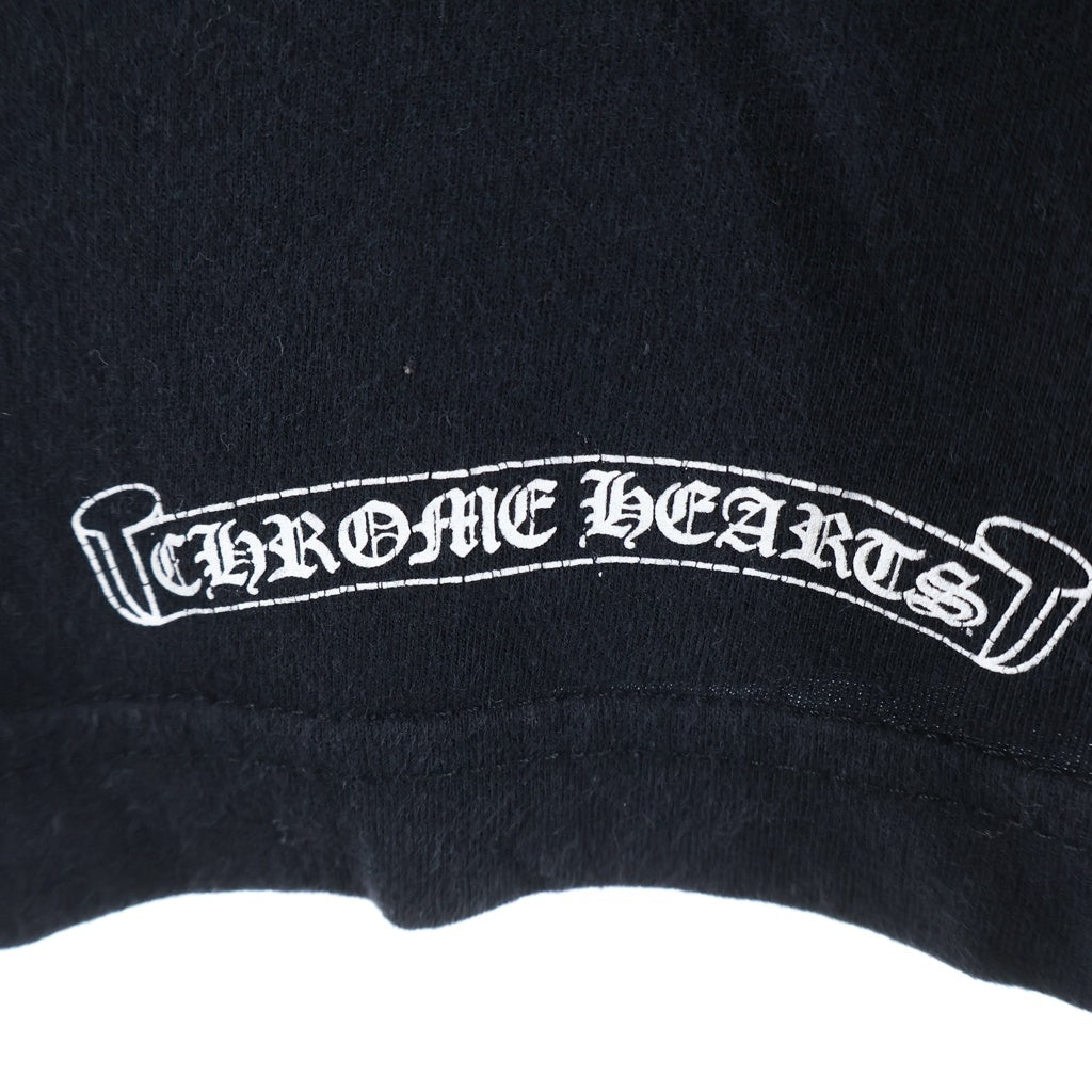 CHROME HEARTS(クロムハーツ) HORSESHOE S/S TEE ホースシュープリント ポケット半袖Tシャツ カットソー ブラック