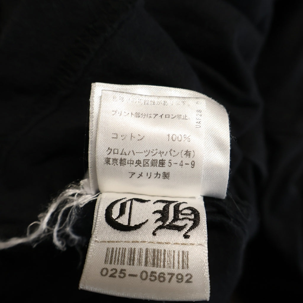CHROME HEARTS(クロムハーツ) HORSESHOE S/S TEE ホースシュープリント ポケット半袖Tシャツ カットソー ブラック