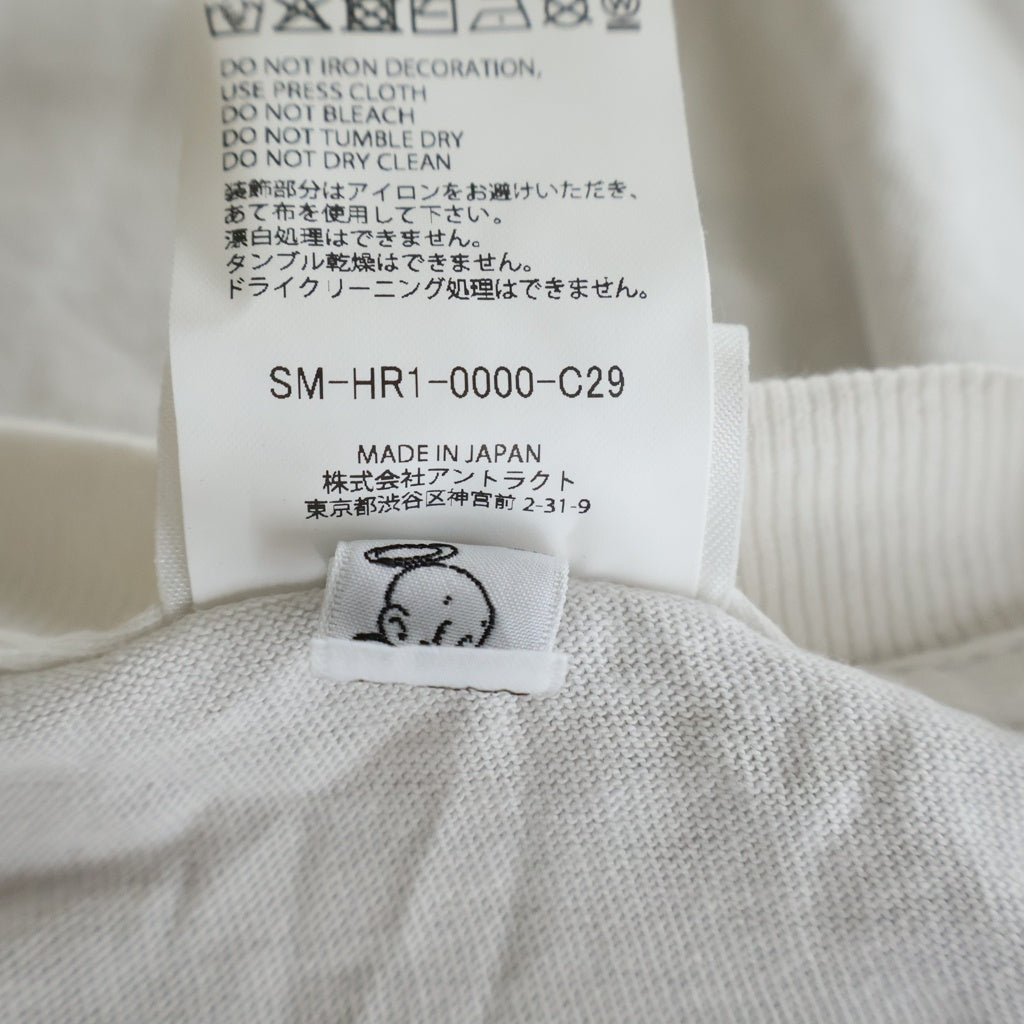 SAINT MICHAEL(セントマイケル) 25AW ×Dr. Woo TATTOO L/S TEE ×ドクターウー 長袖Tシャツ カットソー ホワイト SM-HR8-0000-029