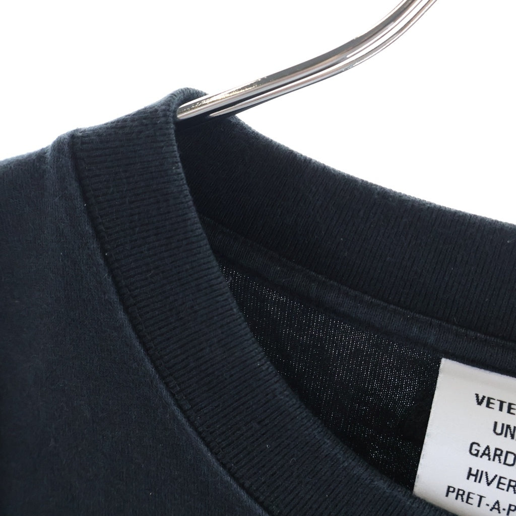 VETEMENTS(ヴェトモン) 19AW Logo Printed Tee Shirt ロゴプリント カットソー 半袖プリントTシャツ ブラック UAH20TR611