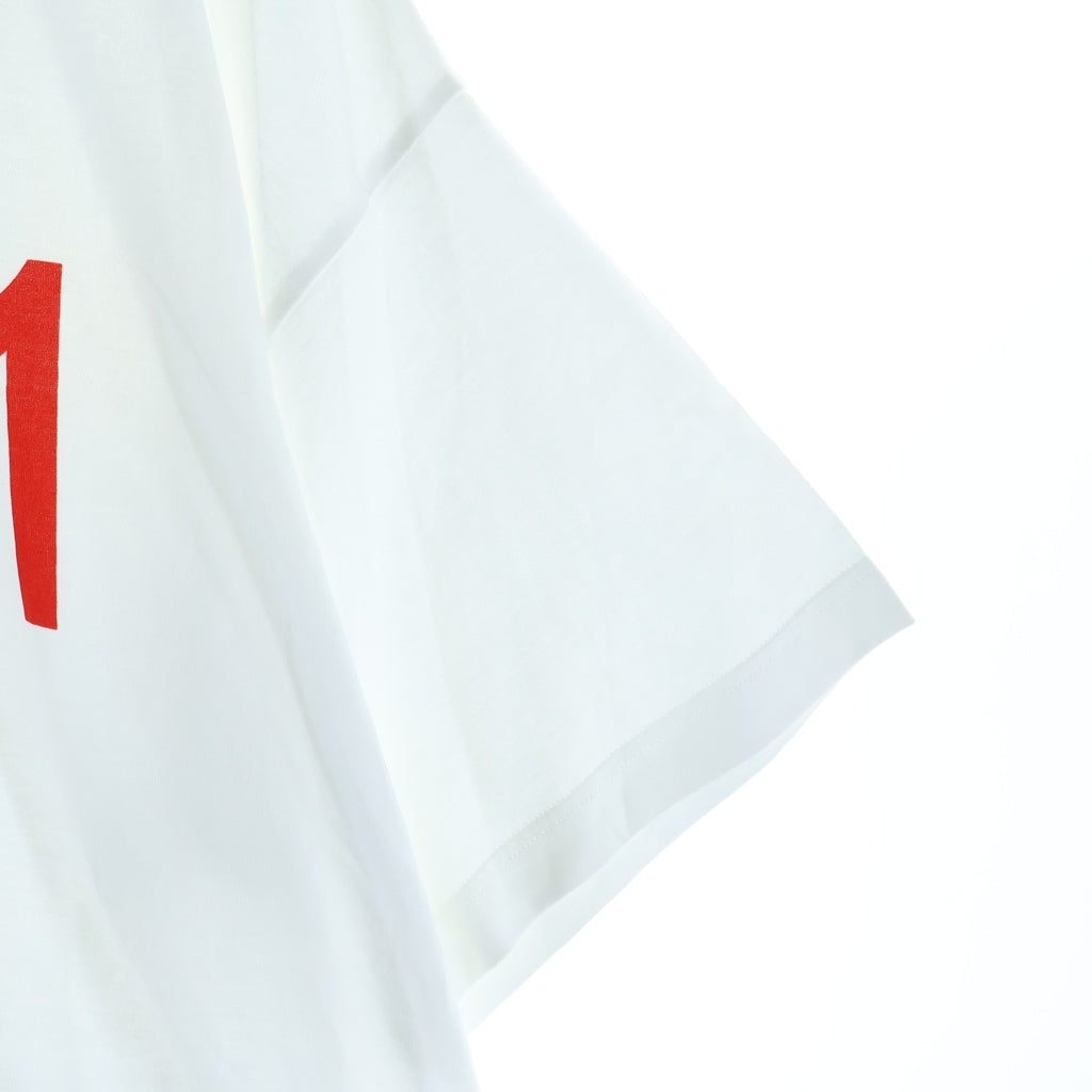 N21 numero ventuno(ヌメロ ヴェントゥーノ) ロゴプリント 半袖Tシャツ カットソー ホワイト