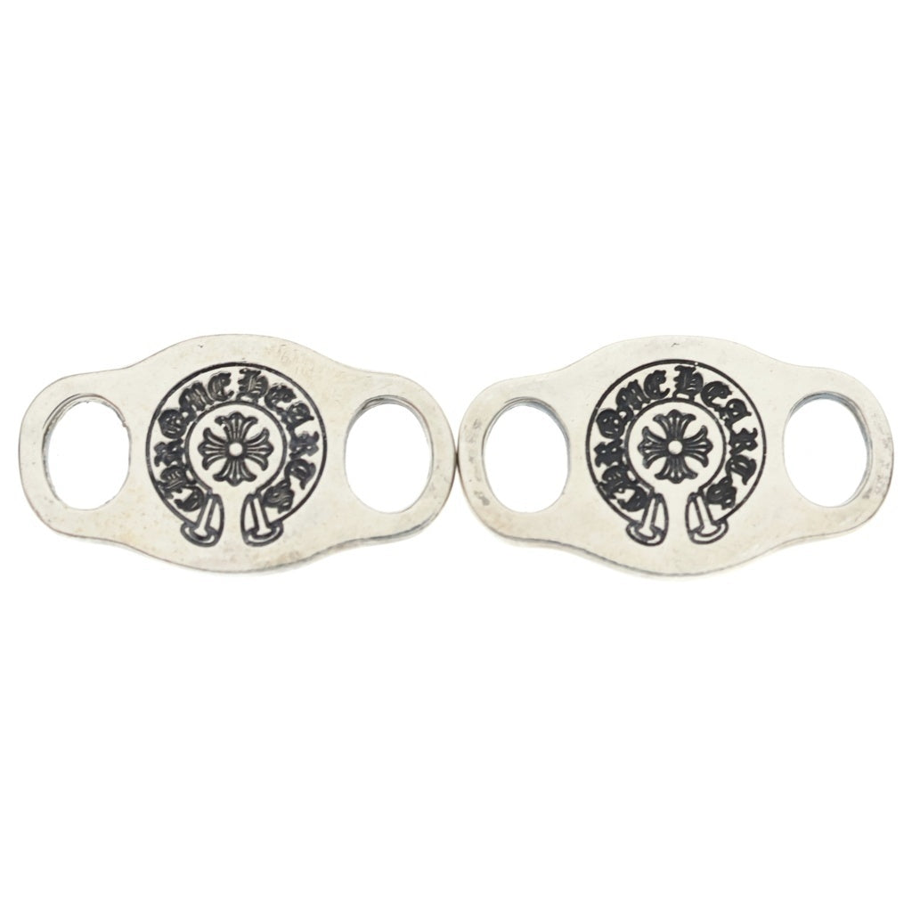 CHROME HEARTS(クロムハーツ) SHOELACE SET V1 シューレース デュブレ 2個セット シルバー BCA313