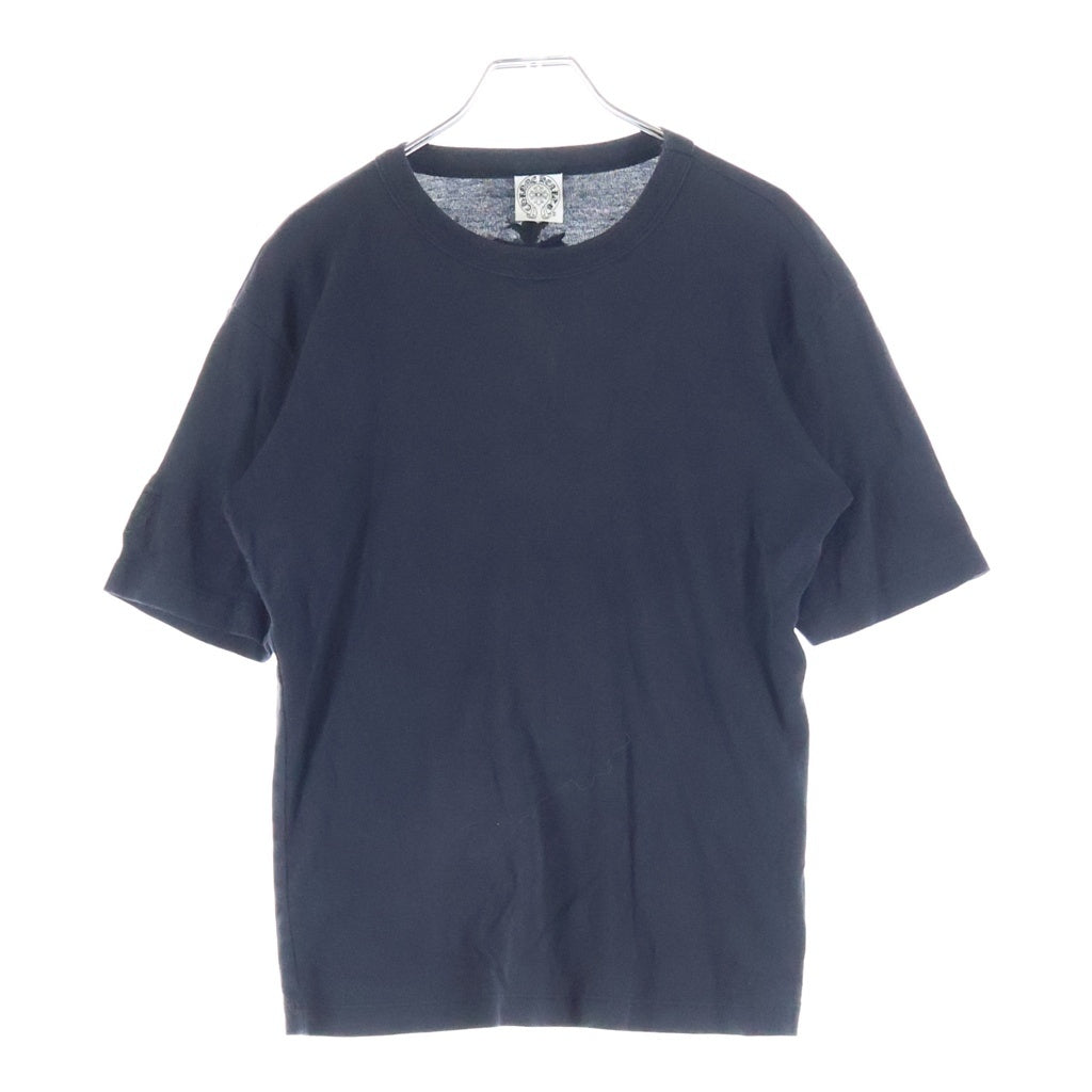 CHROME HEARTS(クロムハーツ) OLD オールド ロゴ刺繍 半袖Tシャツ カットソー ブラック
