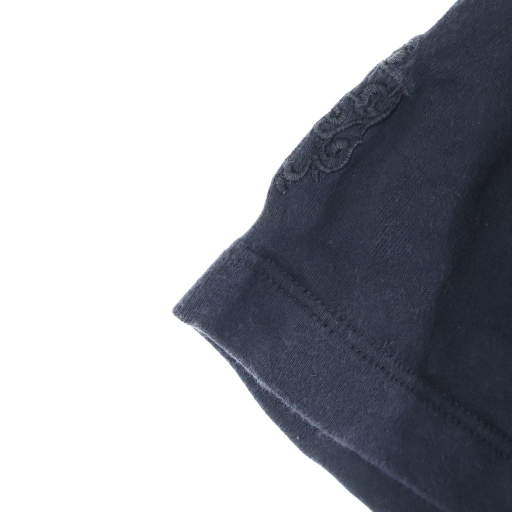 CHROME HEARTS(クロムハーツ) OLD オールド ロゴ刺繍 半袖Tシャツ カットソー ブラック