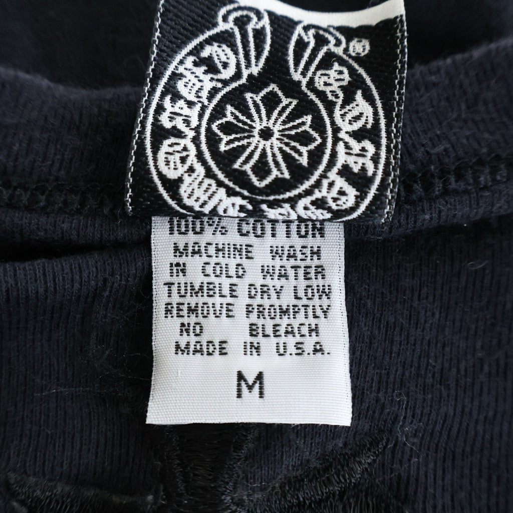 CHROME HEARTS(クロムハーツ) OLD オールド ロゴ刺繍 半袖Tシャツ カットソー ブラック