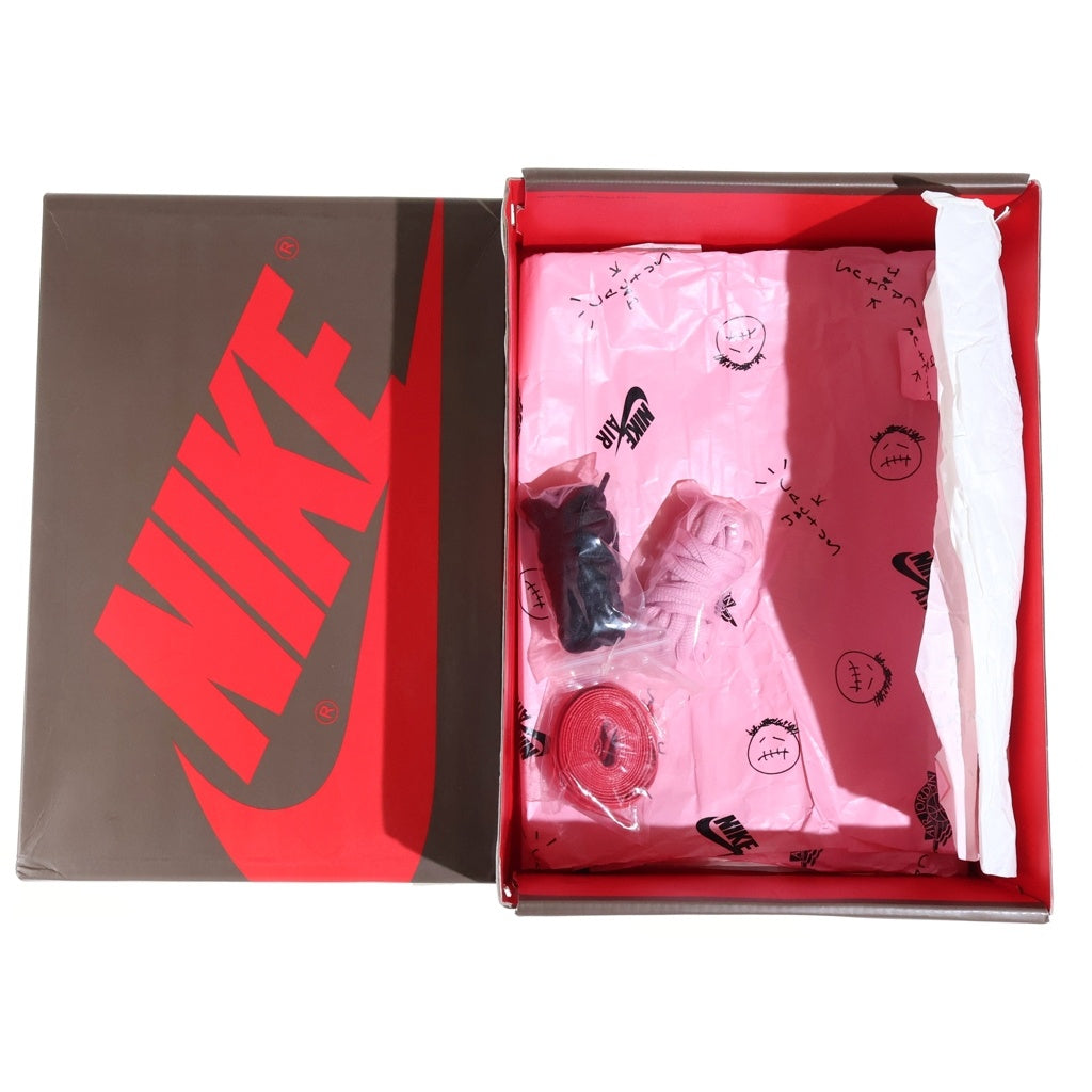 NIKE(ナイキ) ×TRAVIS SCOTT AIR JORDAN 1 LOW OG SP-T トラヴィススコット エアジョーダン ローカットスニーカー ブラウン/ブラック US9/27cm CQ4277-001