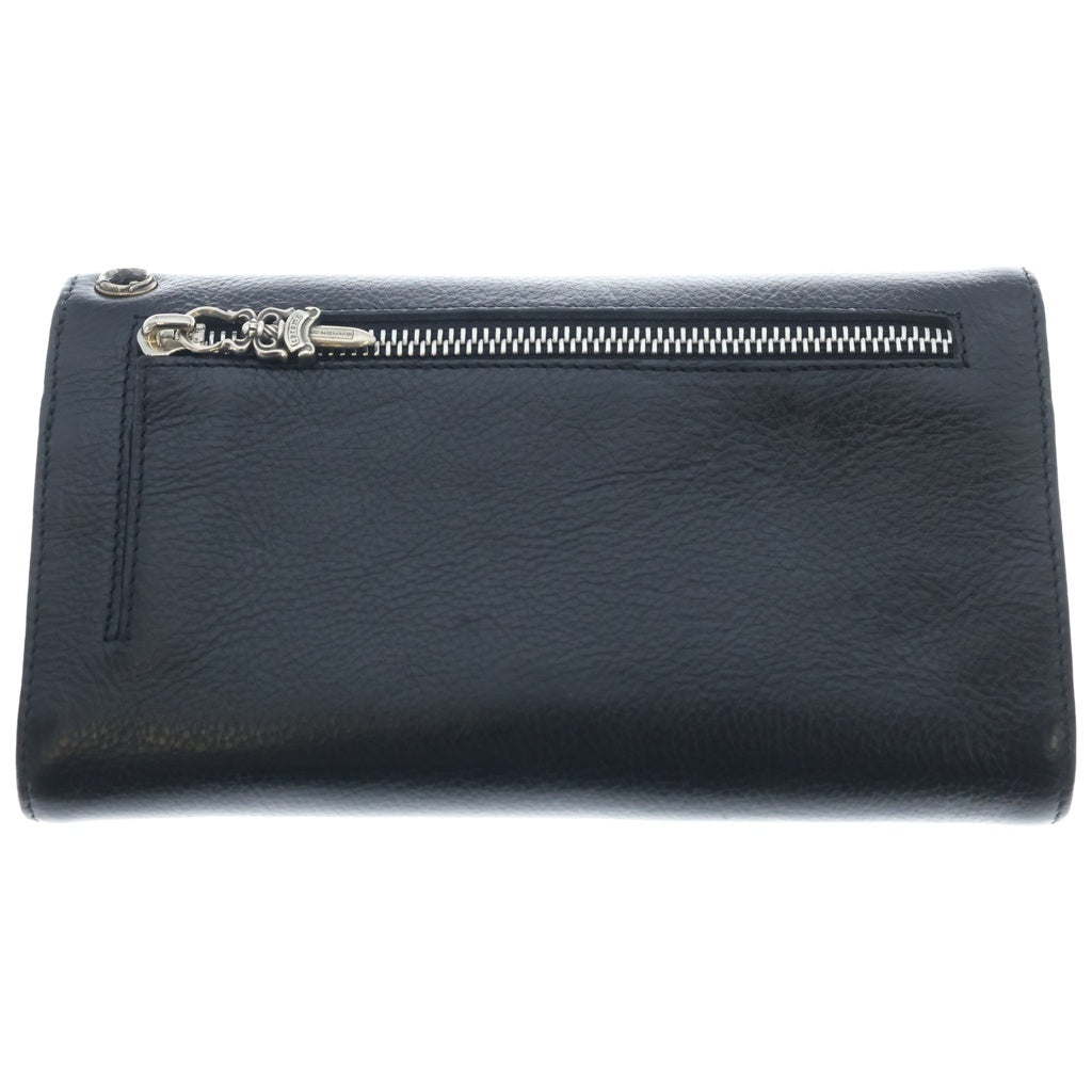 CHROME HEARTS(クロムハーツ) WAVE ウェーブ レザーウォレット 財布 ブラックBCA375