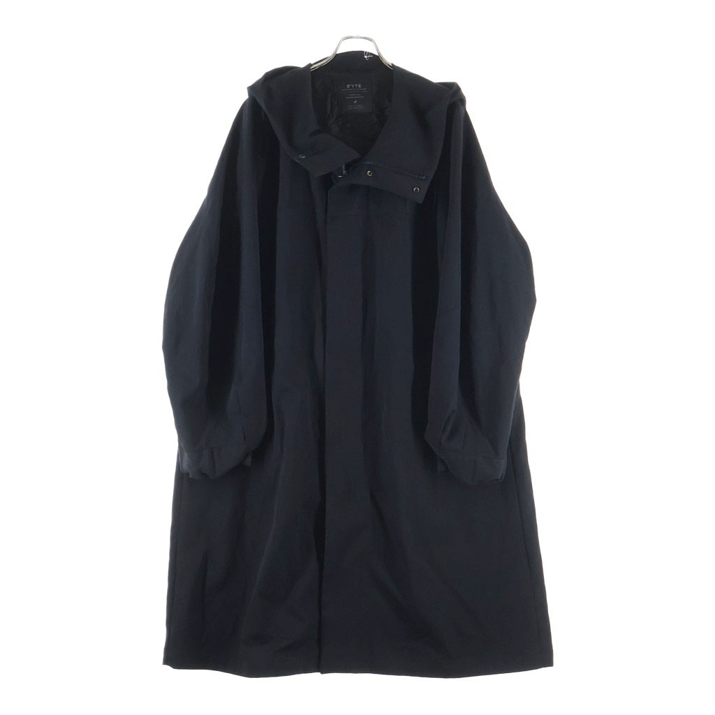 s'yte(サイト) WASHER WOOL GABARDINE MILITARY COAT ウールギャバジン ミニタリーコート ブラック UL-C04-101