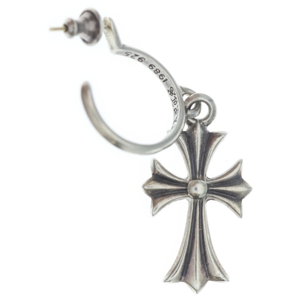 CHROME HEARTS(クロムハーツ) TINY CH CROSS タイニーCHクロス フープピアス シルバー BCA115