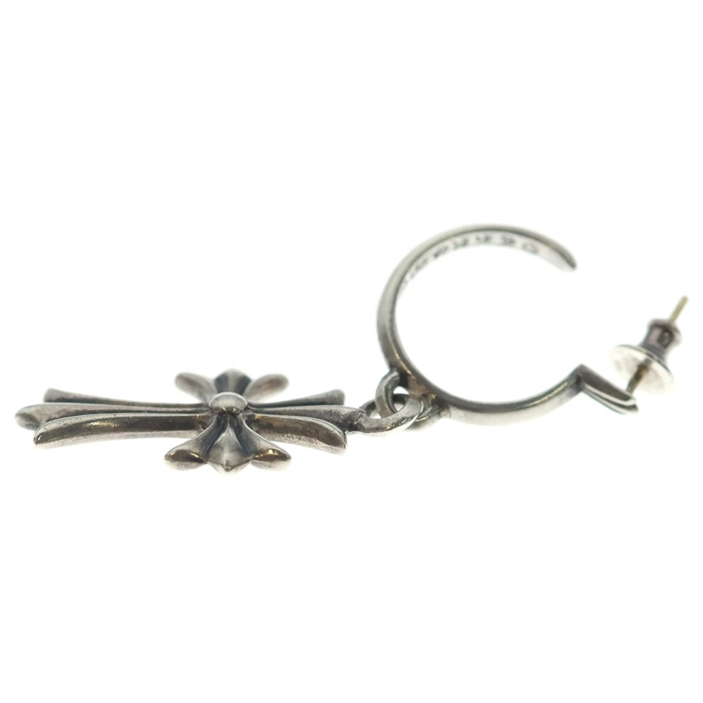 CHROME HEARTS(クロムハーツ) TINY CH CROSS タイニーCHクロス フープピアス シルバー BCA115