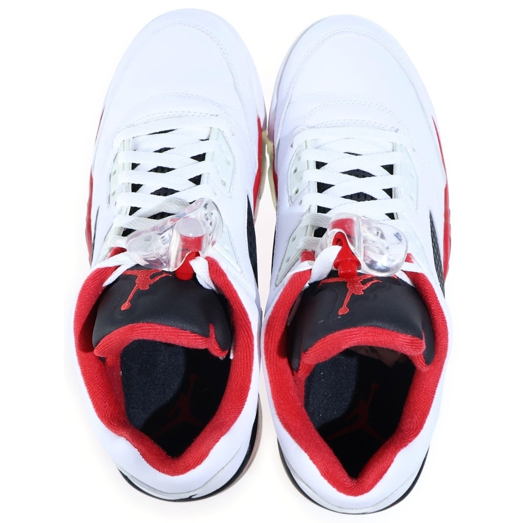 NIKE(ナイキ) AIR JORDAN RETORO FIRE RED エアージョーダン レトロ ファイアー レッド ハイカットスニーカー ホワイト/レッド US8/26cm 819171-101